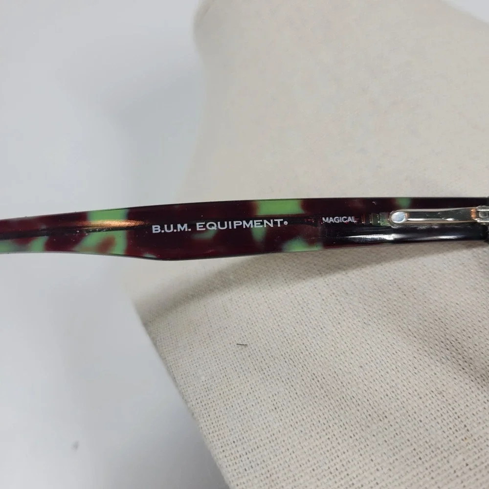 BUM EQUIPMENT Magical Marine Cat Eye‎ Eyeglass Frames 52-16-135 Green